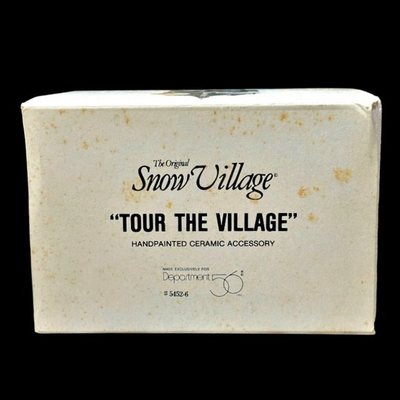 DEPT 56 Christmas The Original Snow Village "Tour The Village" Tourist Center - Picture 9 of 11